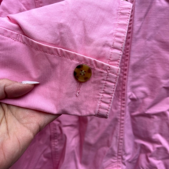 TALBOTS Pink Montauk Twill Jacket Coat Women’s Medium - Picture 12 of 12